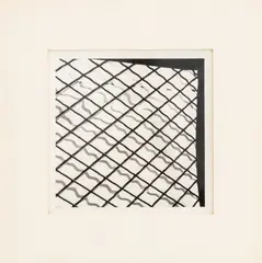 Fence Pattern by Ron Walker, 1977, Gelatin Silver Print, sold Jul 2025