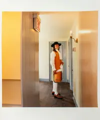 Bud Burkhart as William Penn at the Three Arches by David Graham, 1993, Chromogenic Print in Colors, sold Jul 2025
