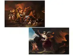 In der Schmiede des Vulkan by Pietro Dandini, oil on canvas, offered Dec 2025