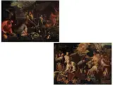 Allegorie des Sommers und des Winters by Francesco Bassano d. J., oil on canvas, offered Jun 2025