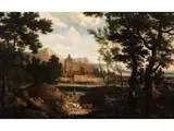Grosse Landschaft mit Gutshof by Jacques d’Arthois, oil on canvas, offered Dec 2024
