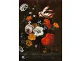 Blumenstillleben in Einer Glasvase auf Einem Steinernen Gesims by Nicolaes van Verendael, oil on canvas, offered Mar 2026