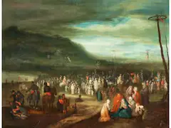 Untitled by Jan Brueghel d.J., oil on copper, sold Dec 2022