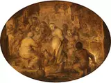 Untitled by Adriaen van de Venne, oil, offered Dec 2022