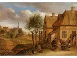 Untitled by David Teniers d.J., oil on canvas, sold Dec 2022