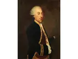 Portrait Eines Edelmannes mit Weisser Perücke by Giacomo Ceruti, oil on canvas, sold Dec 2024