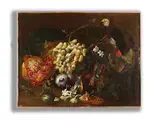 Früchtestillleben mit Papagei by Franz Werner Tamm, oil on canvas, offered Mar 2024