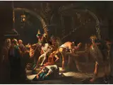 Untitled by Gaspare Diziani, oil on canvas, offered Sep 2022