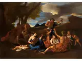 Bacchanale by Sébastien Bourdon, oil on canvas, offered Mar 2024