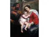 Heilige Familie by Anthonius van Dyck, oil on canvas, sold Sep 2019
