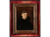 Bildnis Eines Mönchs by Gerard David, oil on panel, sold Dec 2018