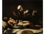 Beweinung Christi Durch Maria Magdalena by Bernardo Strozzi, oil on canvas, sold Dec 2018