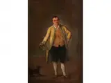 Giovane Gentiluomo con Cane – Junger Edelmann mit Hund by Pietro Longhi, oil on canvas, offered Mar 2015