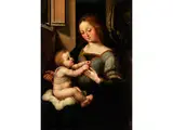 Madonna mit Kind by Raphael, oil on panel, sold Jun 2016