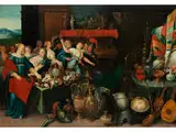 Achilles Wird Unter den Töchtern des Lykomedes Entdeckt by Frans Francken d. J., oil, sold Dec 2018