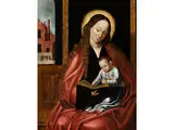Maria mit dem Lesenden Jesuskind by Frans Pourbus the Elder, oil on panel, offered Sep 2016