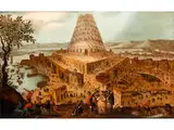 Ii der Turmbau von Babel by Louis de Caullery, oil, sold Sep 2016