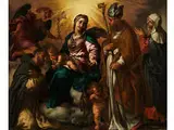 Sacra Conversazione by Alessandro Turchi, oil on canvas, offered Sep 2016