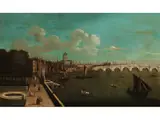 Stadtansicht von London by William James, oil on canvas, sold Mar 2019