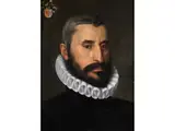 Portrait Eines Vornehmen Herrn mit Halskrause by Adriaen Thomasz Key d. J., oil on panel, offered Mar 2023