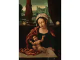 Madonna mit dem Kind by Jan Mabuse Gossaert, oil on panel, offered Sep 2020