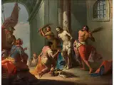 Die Geisselung Christi by Gaspare Diziani, oil on canvas, offered Mar 2026