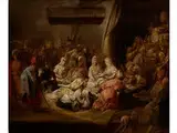 Audienz am Hofe des Sultans by Jean-Baptiste Le Prince, oil on canvas, offered Apr 2016