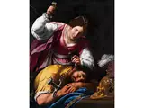 Und Sisara by Matteo Rosselli, oil on canvas, sold Sep 2024