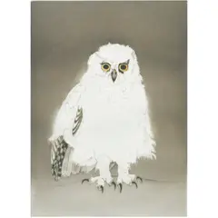 Owlet by Beth Van Hoesen, 1982, etching, sold Apr 2024