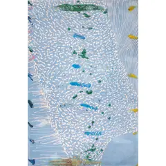 Untitled by Stanley Boxer, woodcut and monotype, sold Apr 2024
