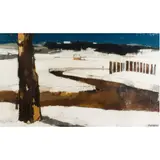 Untitled by Jean-Claude Bourgeois, oil on canvas, sold Apr 2024