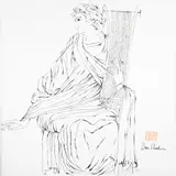 Untitled by Ben Shahn, lithograph, sold Apr 2024