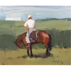 Day Ride by Robert Lemler, 1999, oil on board, sold Apr 2024