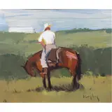Day Ride by Robert Lemler, 1999, oil on board, sold Apr 2024