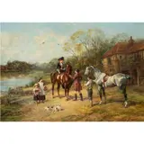 Untitled by Heywood Hardy, oil on canvas, sold Apr 2024