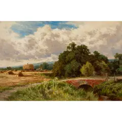 Woolhampton by Henry H. Parker, oil on canvas, sold Apr 2024