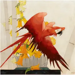 Untitled by Stark Davis, oil on canvas, sold Apr 2024