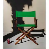 Green Deck Chair by Guy Diehl, 1980, acrylic on canvas, sold Apr 2024