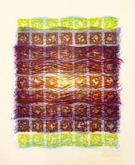 Untitled by Glen Alps, Lithograph 12"x10" Sheet. Loose, sold Sep 2025