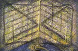 Untitled by Glen Alps, Mixed Media on Paper 25"x38" Sheet. Loose, sold Sep 2025
