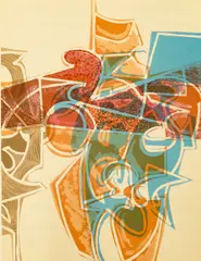 Untitled by Glen Alps, Lithograph 30"x23" Sheet. Loose, sold Sep 2025