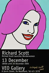 VEO Gallery 2005 Exhibition Poster by Richard Scott, giclée print, sold Aug 2026