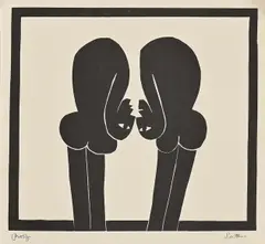 Five Prints from 1984 Art Folio by Walter Battiss, silkscreen, sold Aug 2026