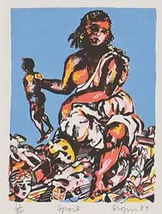 Spoil by Penny Siopis, silkscreen, sold Aug 2026