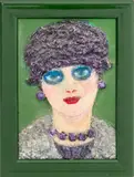 Aubrey by Kayo Lennar, 1987, Mixed Media on Canvas Board, sold Jul 2025