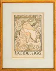 L'Ermitage by Paul Berthon, Lithograph in Colors, sold Jul 2025