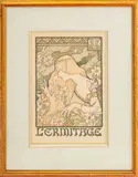 L'Ermitage by Paul Berthon, Lithograph in Colors, sold Jul 2025