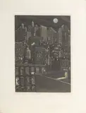 Blue Moon by John Dorish, 1994, Lithograph on Paper, sold Jul 2025