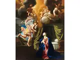 Verkündung by Giovanni Lanfranco, oil on canvas, offered Jun 2025
