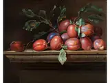 Früchtestillleben by Pierre Dupuis, oil on canvas, sold Mar 2026